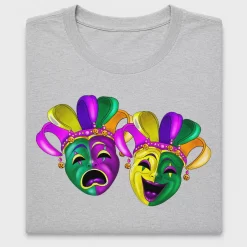 Mardi Gras Carnival Mask DTF Transfer