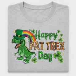 Happy Pat T-Rex Day DTF Transfer