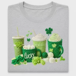 Lucky St Patrick's Day Yarn DTF Transfer