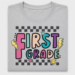 First Grade Retro DTF Transfer