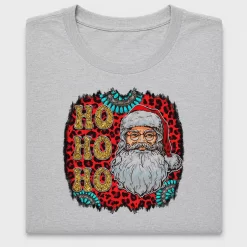 Leopard Santa Ho Ho Ho DTF Transfer