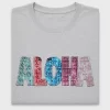 Sequin Aloha DTF Transfer Design