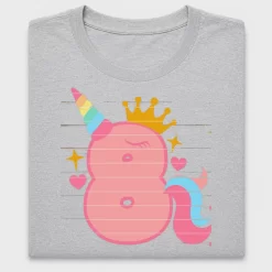 Magical Unicorn 8th Birthday DTF Transfer