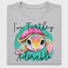 Adorable Turtle DTF Transfer Design