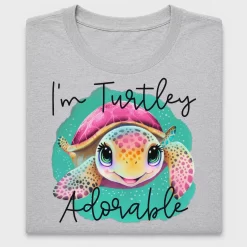 Adorable Turtle DTF Transfer Design