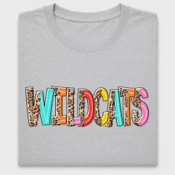 Colorful Leopard Wildcats DTF Transfer