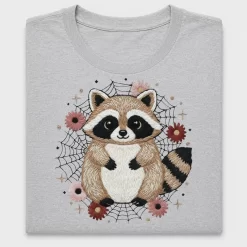 Boho Raccoon Floral DTF Transfer