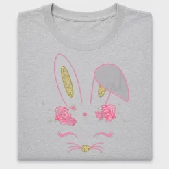 Bunny Face Floral DTF Transfer