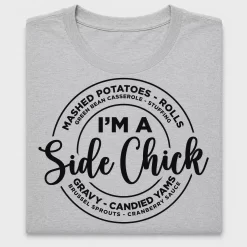 Side Chick Thanksgiving DTF Transfer