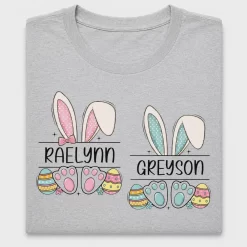 Custom Easter Bunny Name DTF Transfer