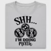 Funny Gym Quote I'm Doing Math DTF Transfer