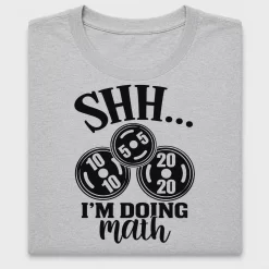 Funny Gym Quote I'm Doing Math DTF Transfer