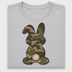 Camo Bunny DTF Transfer for Shirts