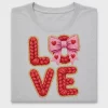 Love Braided Bow DTF Transfer