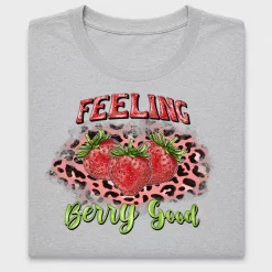 Strawberry Leopard Print DTF Transfer