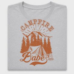 Retro Campfire Babe DTF Transfer