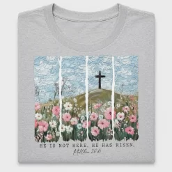 He Is Risen Wildflower DTF Transfer