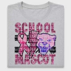 School Mascot Pink Out DTF Transfer