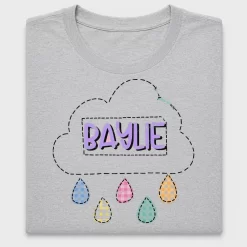 Pastel Rain Cloud Baby DTF Transfer