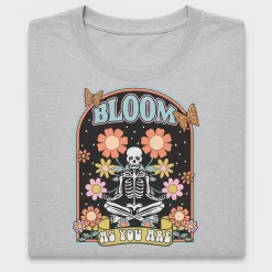 Retro Skeleton Bloom DTF Transfer