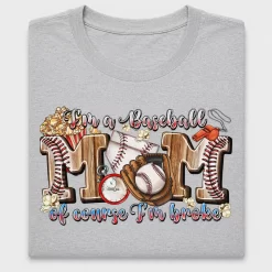 Baseball Mom DTF Transfer Design