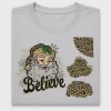 Retro Santa Leopard Christmas DTF Transfer
