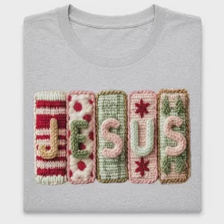 Latch Hook Jesus DTF Transfer