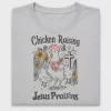 Chicken Raising Jesus Praising DTF Transfer