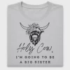 Boho Highland Cow Big Sister DTF Transfer