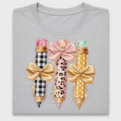 Watercolor Pencil Bow DTF Transfer