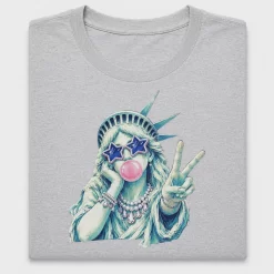 Statue of Liberty Peace DTF Transfer
