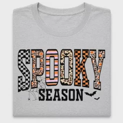 Spooky Season Leopard Checkered DTF Transfer