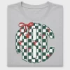 Christmas Checkered Monogram DTF Transfer