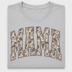 Mama Camo Varsity DTF Transfer