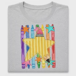 Preppy Star Back to School DTF Transfer