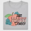 Just Peachy Cowboy DTF Transfer