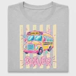 School Bus Driver DTF Transfer