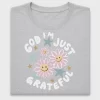 Grateful Smiley Flower DTF Transfer