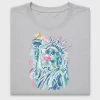 Preppy Statue of Liberty DTF Transfer