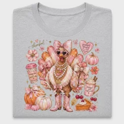 Coquette Thanksgiving Turkey DTF Transfer