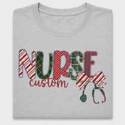 Christmas Nurse Life DTF Transfer