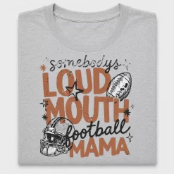 Loud Mouth Football Mama DTF Transfer