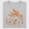 Floral Pumpkin Ghost DTF Transfer