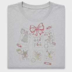 Vintage Christmas Stamps DTF Transfer