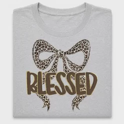 Blessed Leopard Bow DTF Transfer