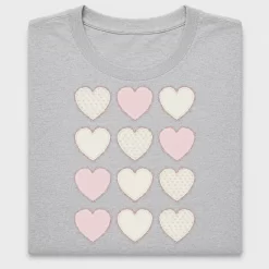 Vintage Patch Hearts DTF Transfer