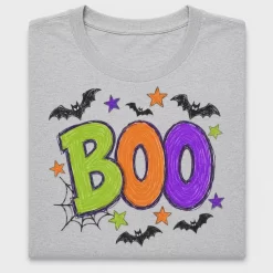 Retro Neon Boo Halloween DTF Transfer