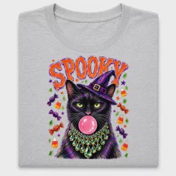 Spooky Witch Cat DTF Transfer