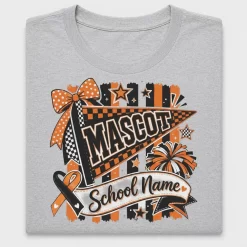 Retro Mascot Game Day DTF Transfer
