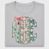 Preppy Christmas Monogram DTF Transfer